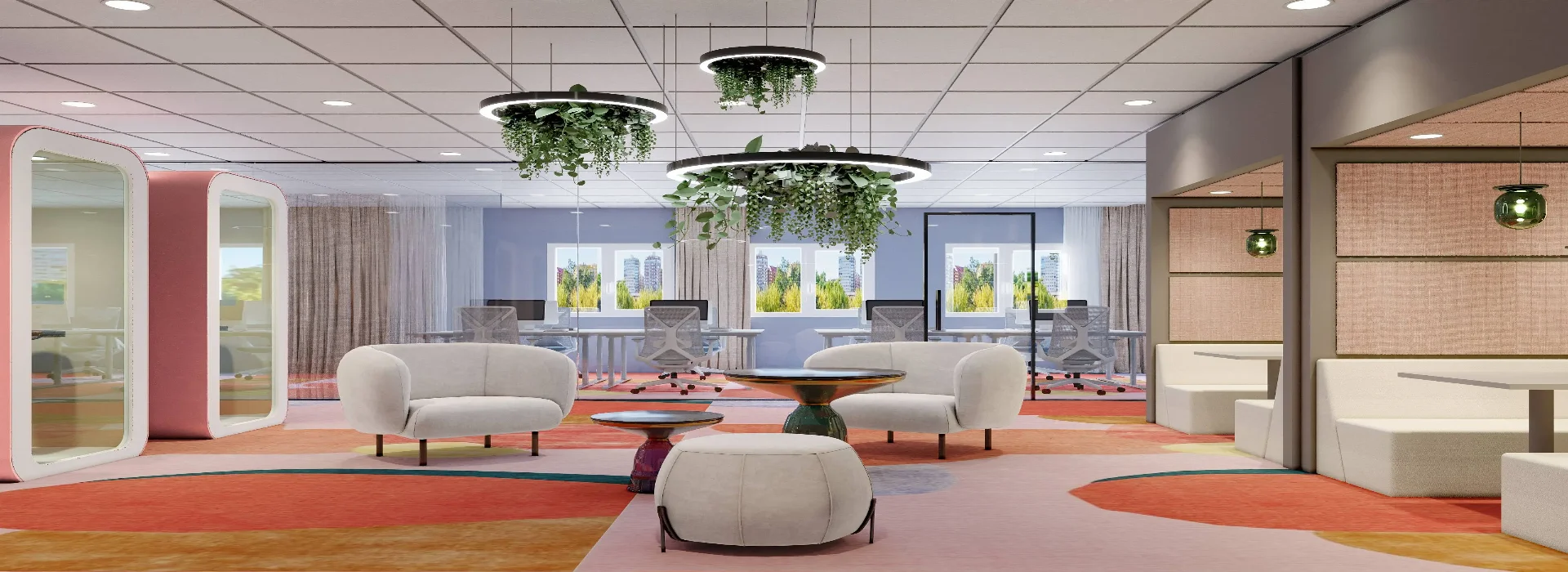 Interior  of a design agency
